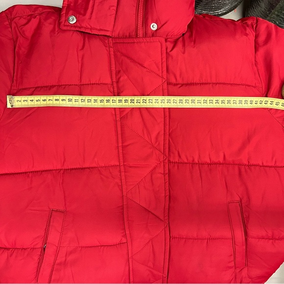 Hollister - Red Puffer Jacket - Large - Picture 7 of 8
